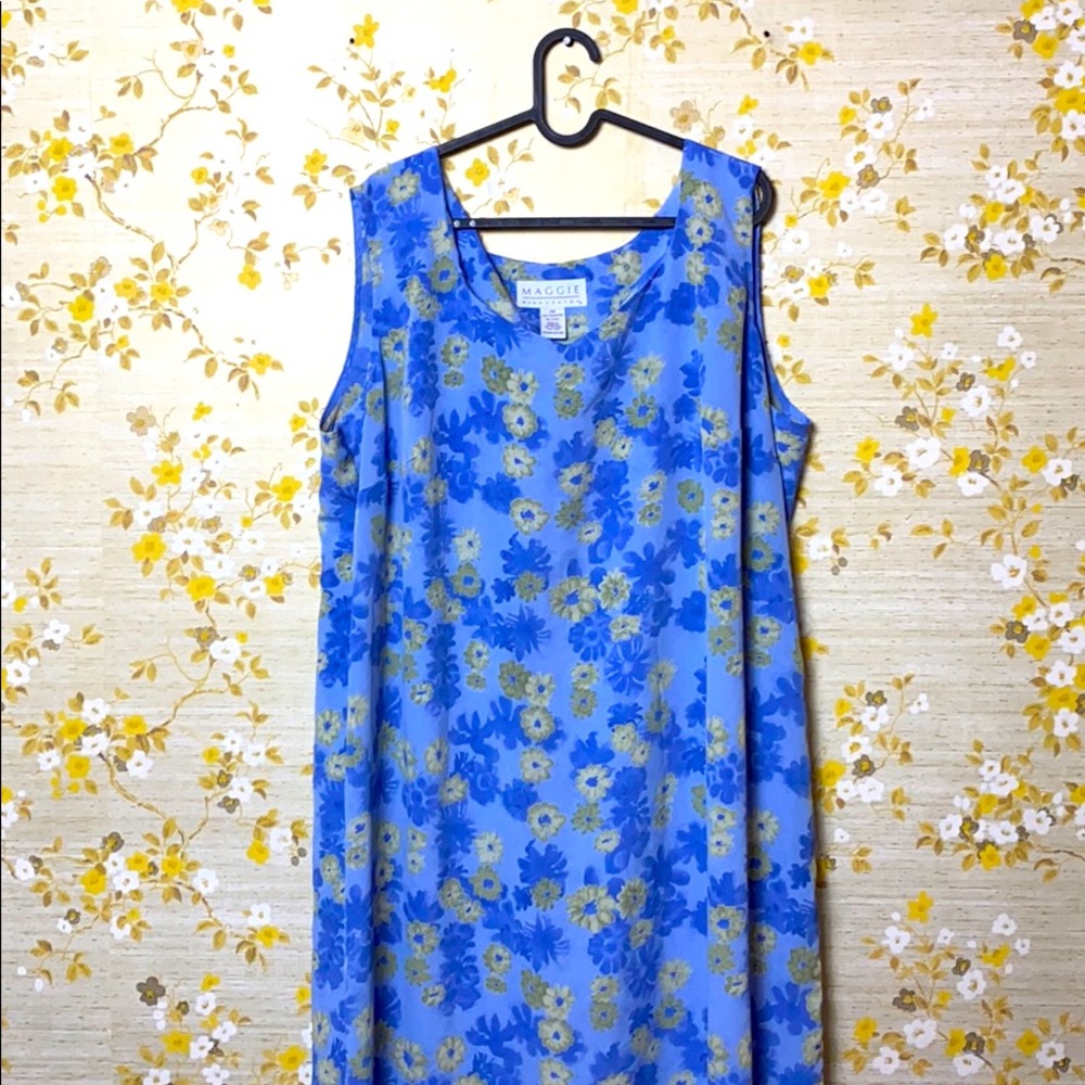 Maggie McNaughton Floral Dress 2X